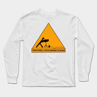 Ethics > Content Long Sleeve T-Shirt